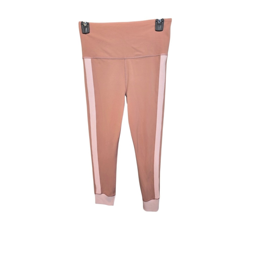 Athleta Elation Rib Trim 7/8 Tight Womens S Pink High Rise Leggings